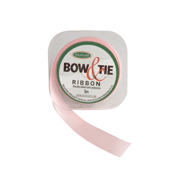 Satin Ribbon, White- 18mm x 5m
