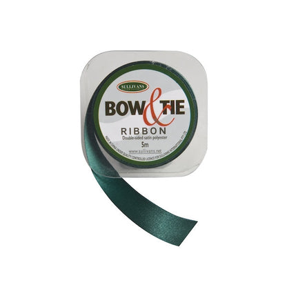 Satin Ribbon, White- 18mm x 5m