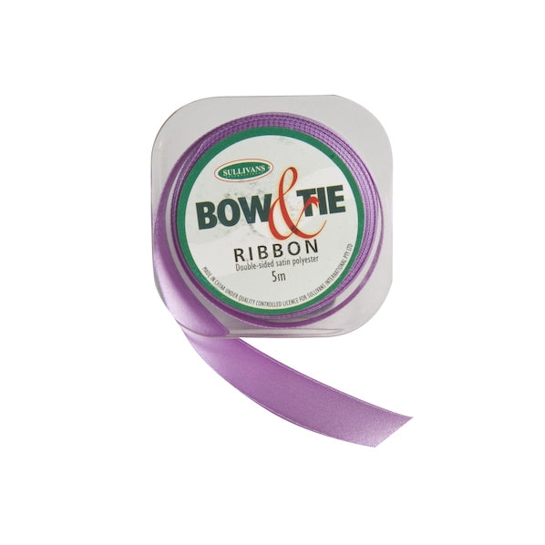 Satin Ribbon, White- 18mm x 5m