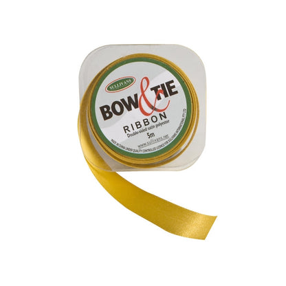 Satin Ribbon, White- 18mm x 5m