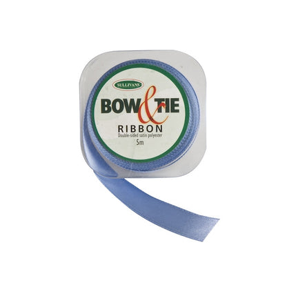Satin Ribbon, White- 18mm x 5m