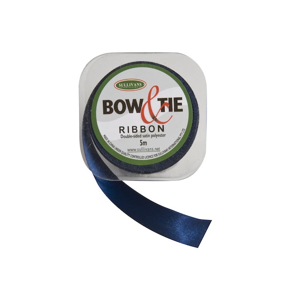 Satin Ribbon, White- 18mm x 5m