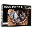 Paper Create 1000-Piece Jigsaw Puzzle, Kittens in a Basket