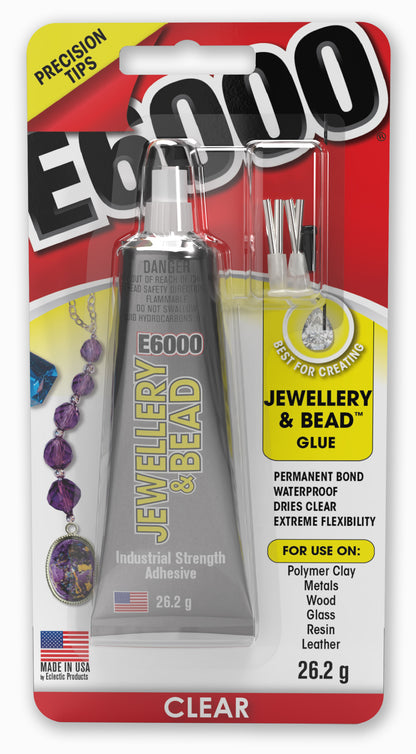 E6000 Jewellery & Bead Adhesive, Bead Clear- 26.2g