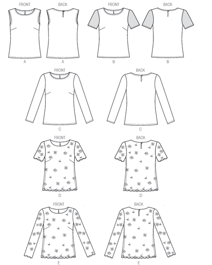 Butterick Pattern B6754 Misses Top / Vest