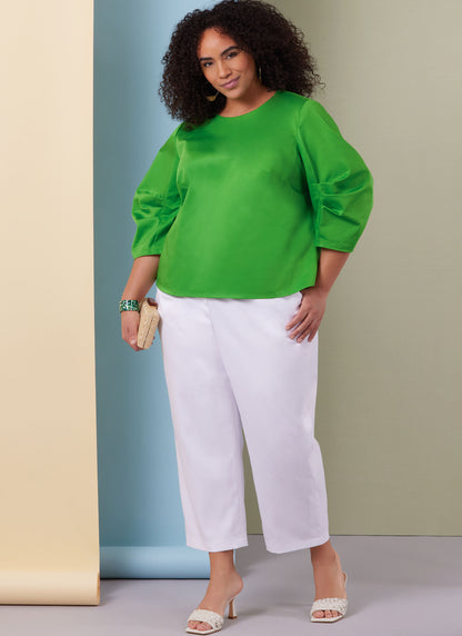 Butterick Pattern B7002 Misses’ and Women's Top, Skirt and Pants