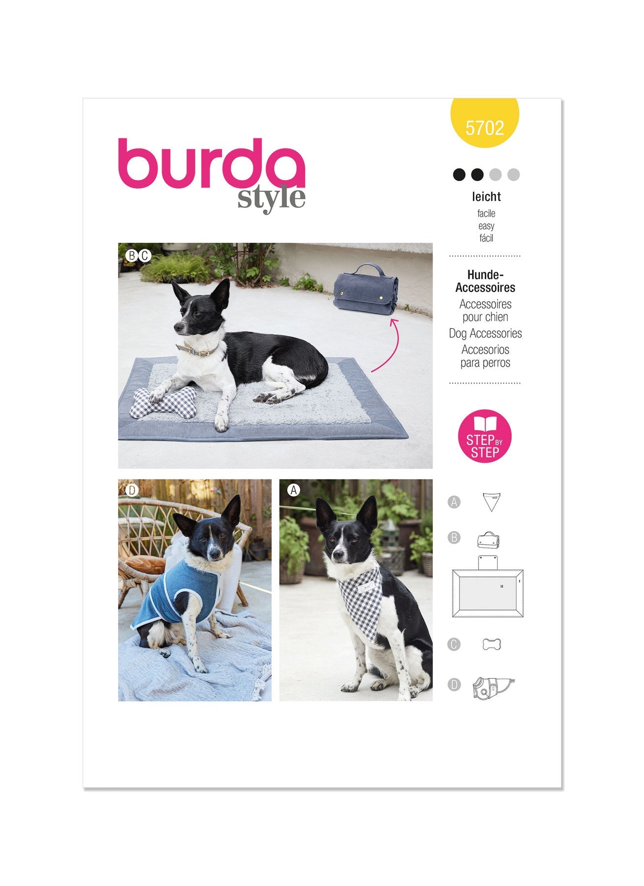 Burda Pattern 5702 Pet Accessories