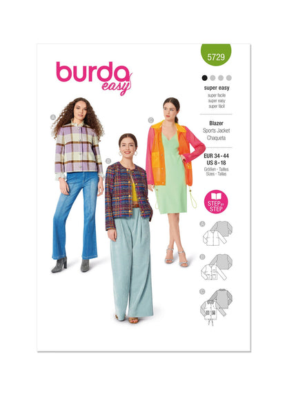 Burda Pattern 5729  Misses' Jacket