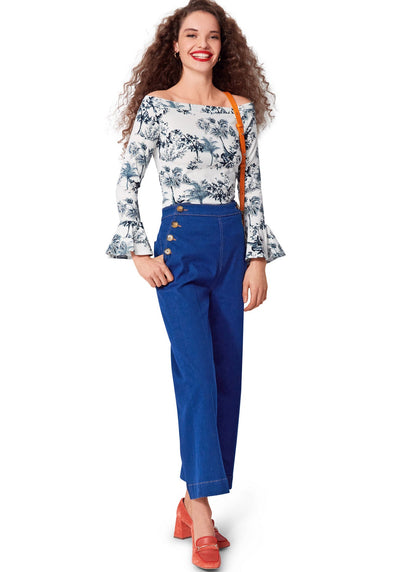 Burda Pattern 5730  Misses' Top Vest