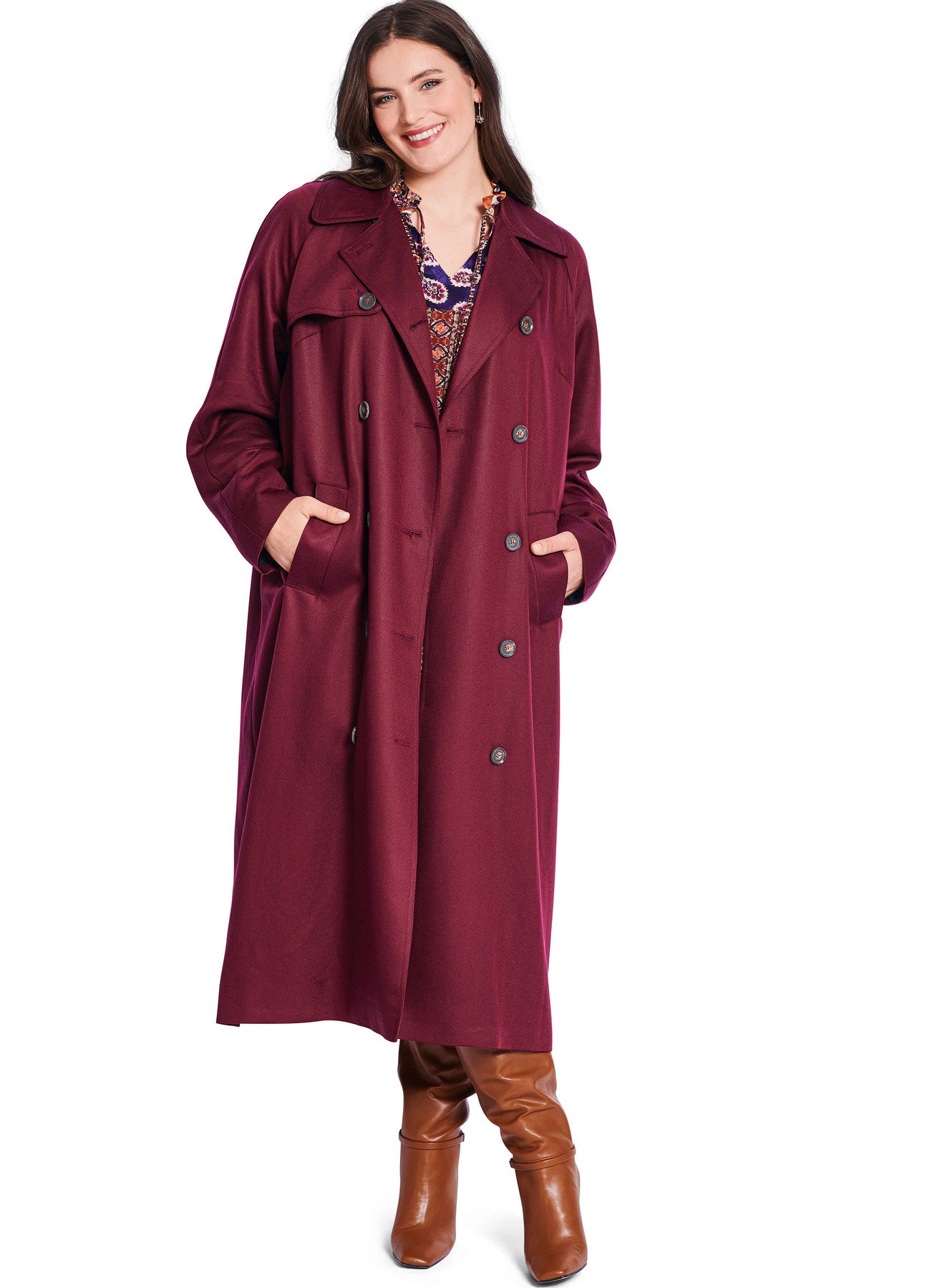 Burda Pattern 5747 Plus Size Jacket