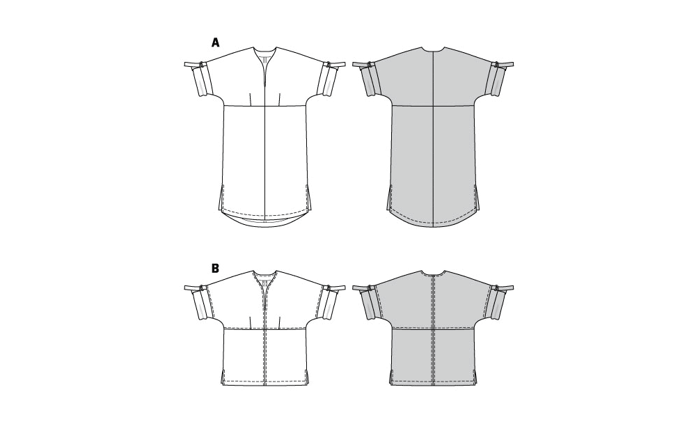 Burda Pattern 5934 Plus Size Dress