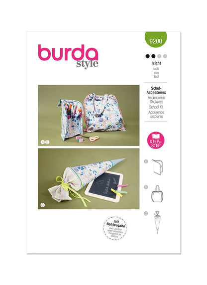 Burda Pattern 9200 Accessories