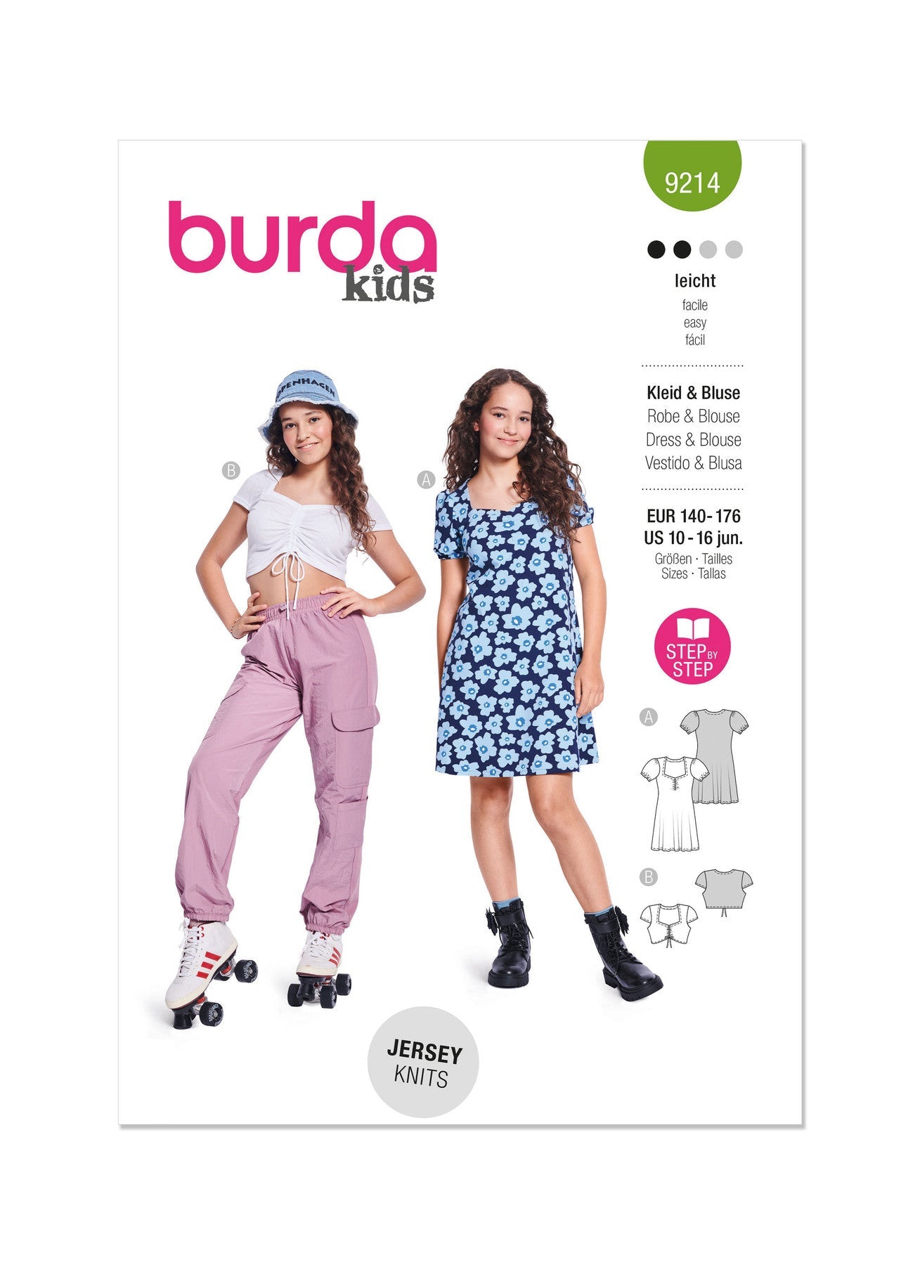 Burda Pattern 9214 Child's Dress & Shirt