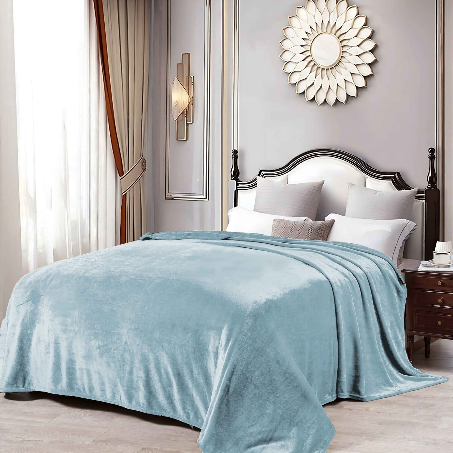 Formr Luxury Mink Blanket, Blue, 2.1m x 2.3m