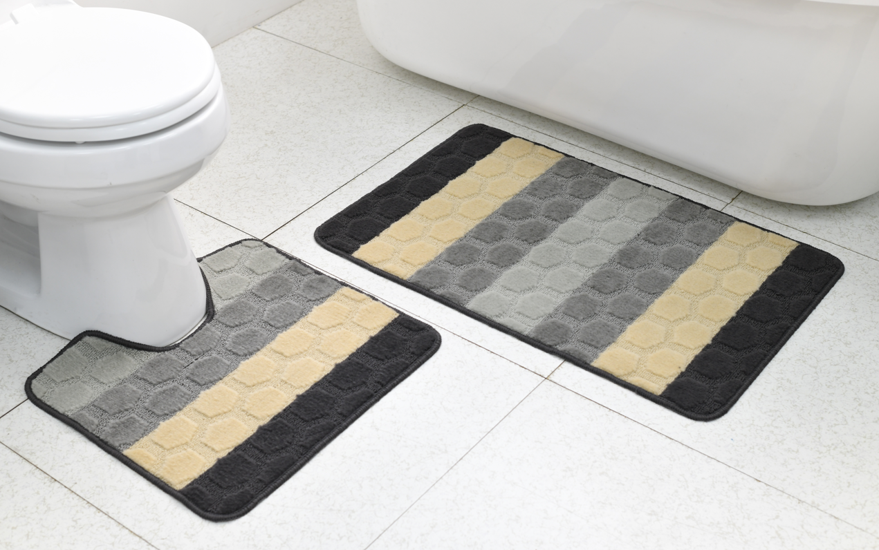 Formr 2pc Bath Mat Set, Casa