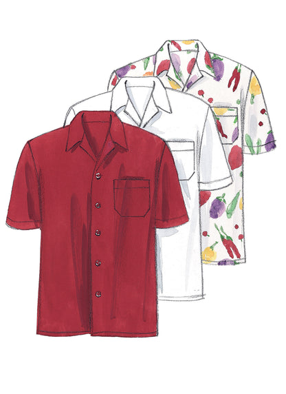 McCall's Pattern M2233 Misses' and Men's Jacket, Shirt, Apron, Pull-On Pants, Neckerchief and Hat