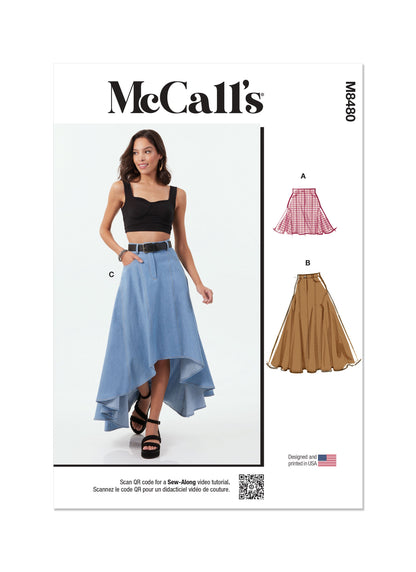 McCall's Pattern M8480 Misses' Skirt Pants