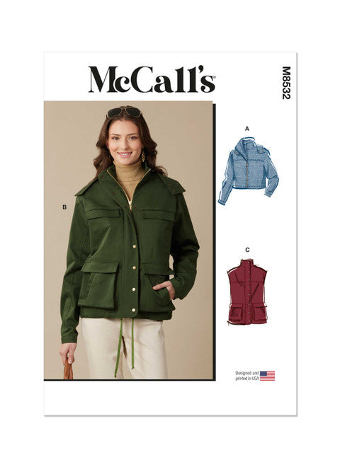 McCall's Pattern M8532 Misses' Jacket