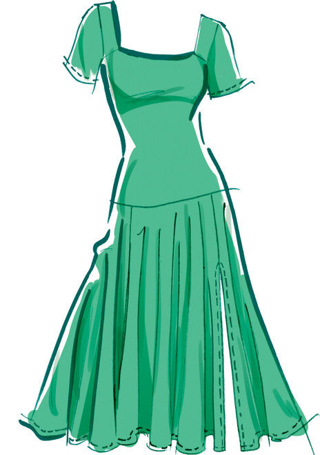 McCall's Pattern M8551 Misses' and Miss Petite Knit Dresses