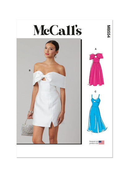 McCall's Pattern M8554 Misses' Dresses