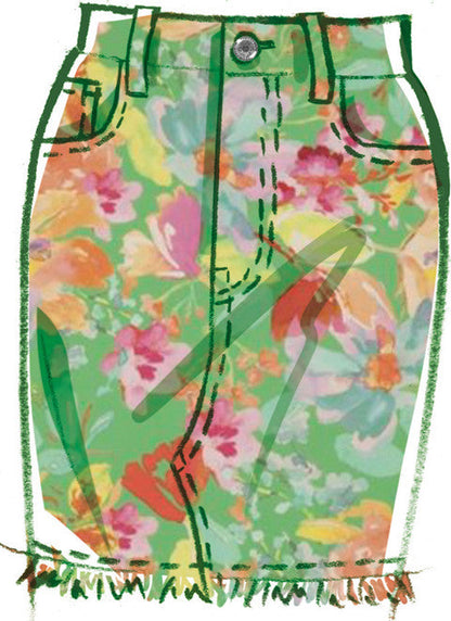 McCall's Pattern M8559 Misses' and Women's Skirt in Three Lengths and Tie Belt