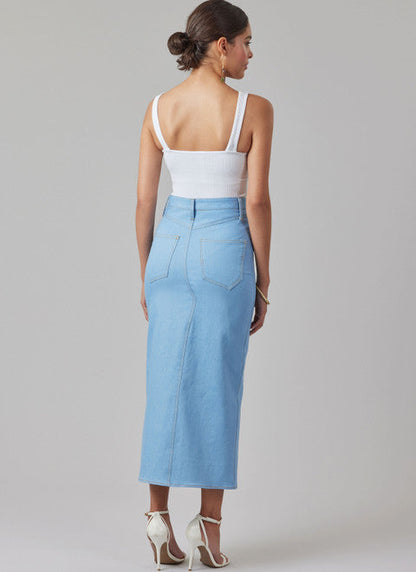 McCall's Pattern M8559 Misses' and Women's Skirt in Three Lengths and Tie Belt