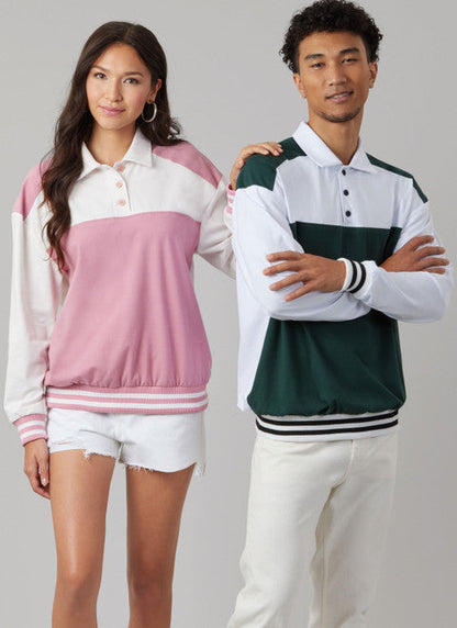 McCall's Pattern M8564 Unisex Knit Pullover Tops