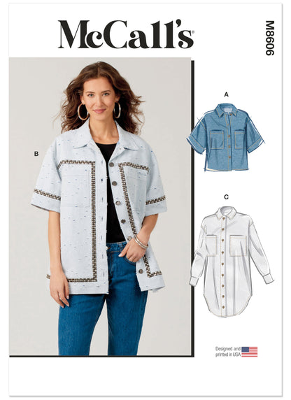 McCall's Pattern M8606 Misses' Top Vest