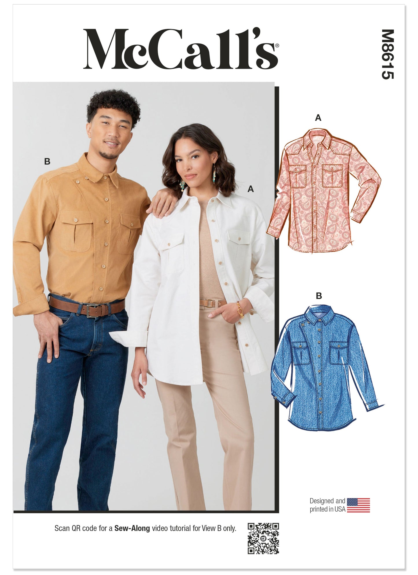McCall's Pattern M8615 Unisex Top Vest
