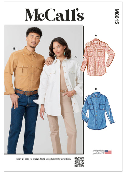 McCall's Pattern M8615 Unisex Top Vest