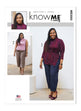 McCall's ME2002  Misses' and Women's Knit Tops and Jeans