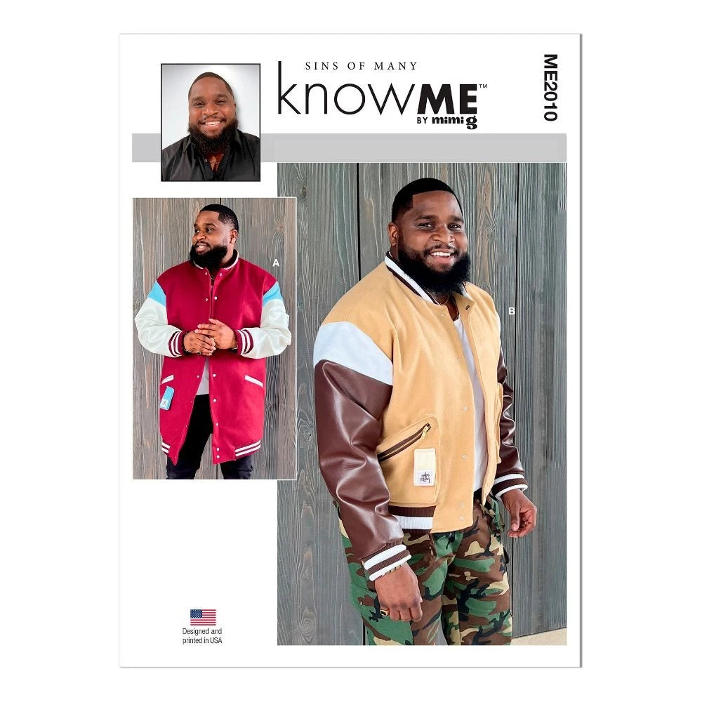 McCall's ME201 Men's Varsity Bomber Jacket