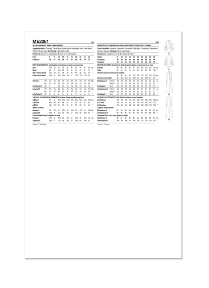 Know Me Pattern Me2081 Misses' Maternity Romper and Jumpsuit