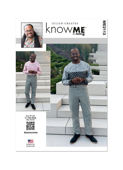 McCall's Pattern ME2113 Men's Shirts and Pants