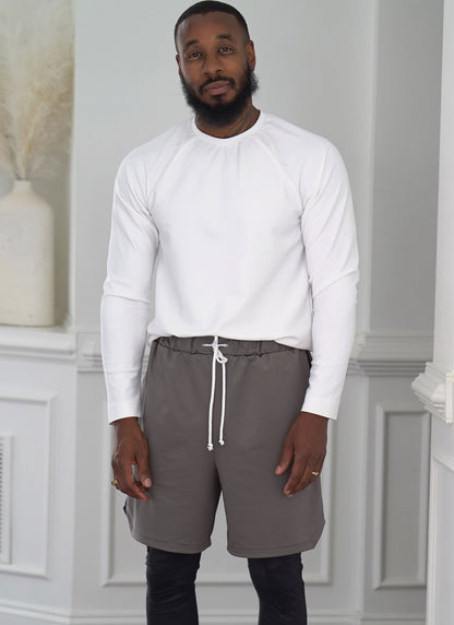 McCall's Pattern ME2117 Men’s Shorts in Two Lengths and Knit Tops