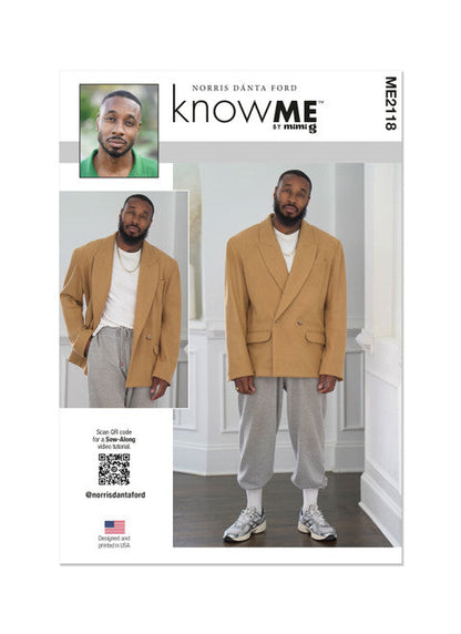 McCall's Pattern ME2118 Men's Jacket