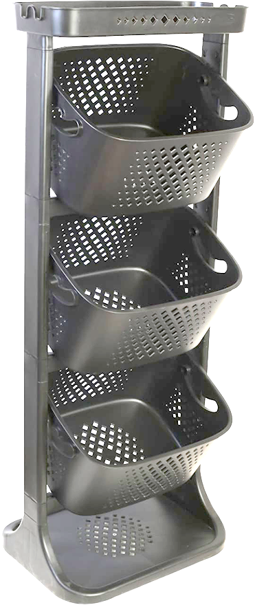 Modern Homeware Tri Rack, 44x34x112cm