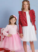 Simplicity Pattern SS3044 Children's and Girls' Skirts, Jacket and Knit Top
