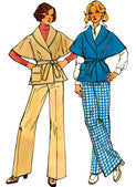 Simplicity Pattern SS3047 1970s Misses' Pants and Jacket