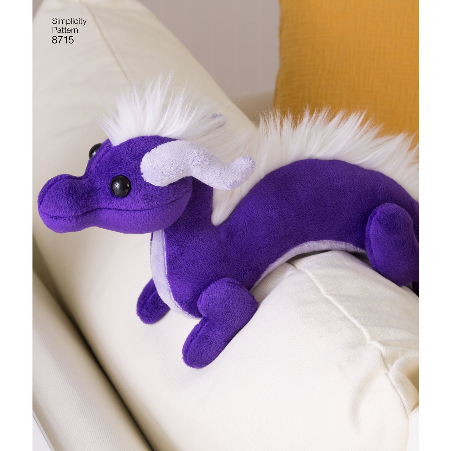 Simplicity Pattern 8715 Stuffed Dragons