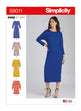 Simplicity Pattern 9011 Simplicity Sewing Pattern Misses' Knit Pullover Dresses