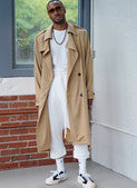 Simplicity Pattern 9389 Men's Trench Coat in Two Lengths