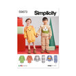 Simplicity Pattern S9673 Child Sleepwear