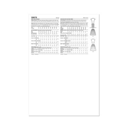 Simplicity Pattern S9676 Misses Dress