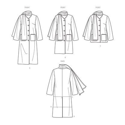 Simplicity Pattern SS9686 Plus Size Jacket/Coat