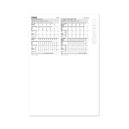 Simplicity Pattern SS9689 Misses Plus Size Sportswear