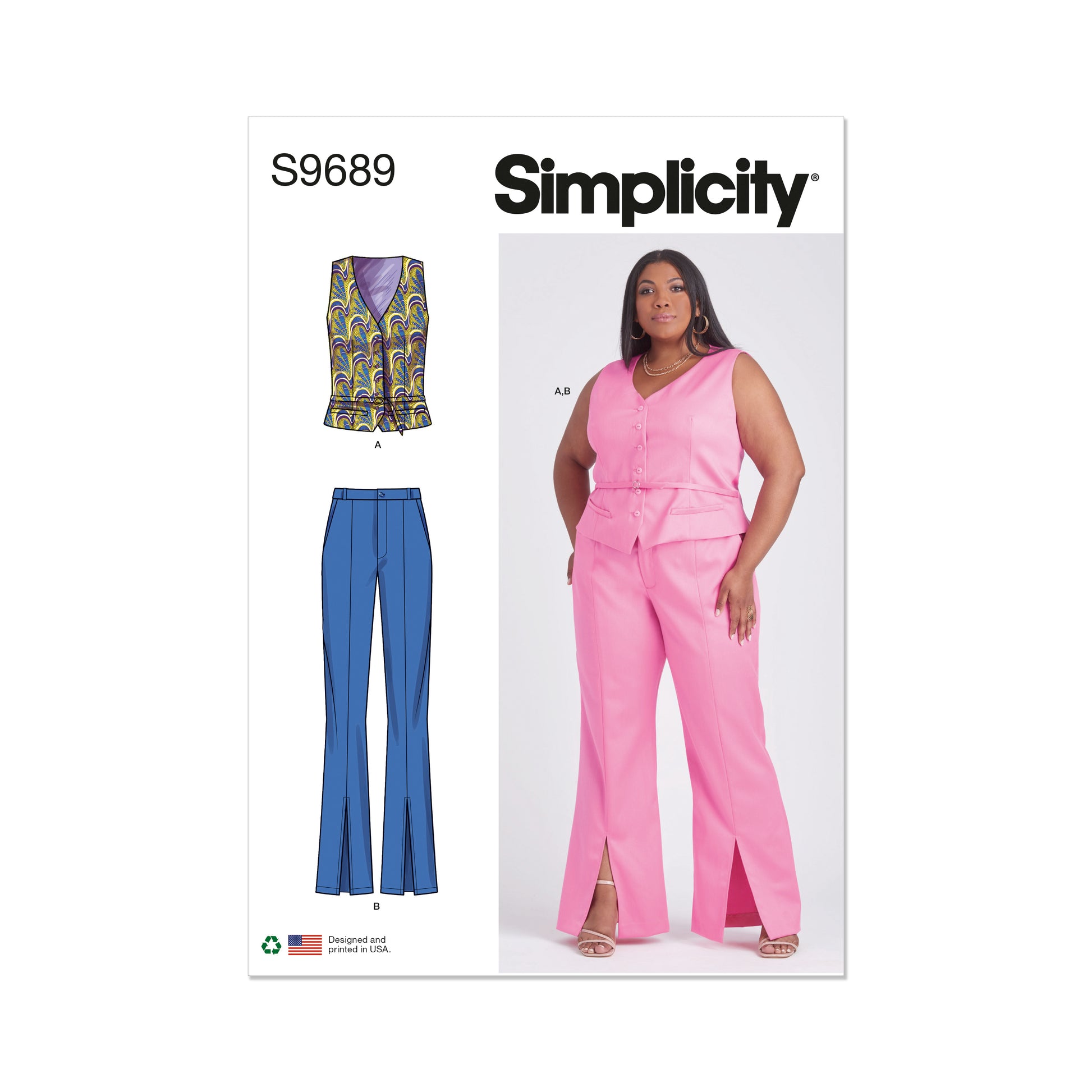 Simplicity Pattern SS9689 Misses Plus Size Sportswear