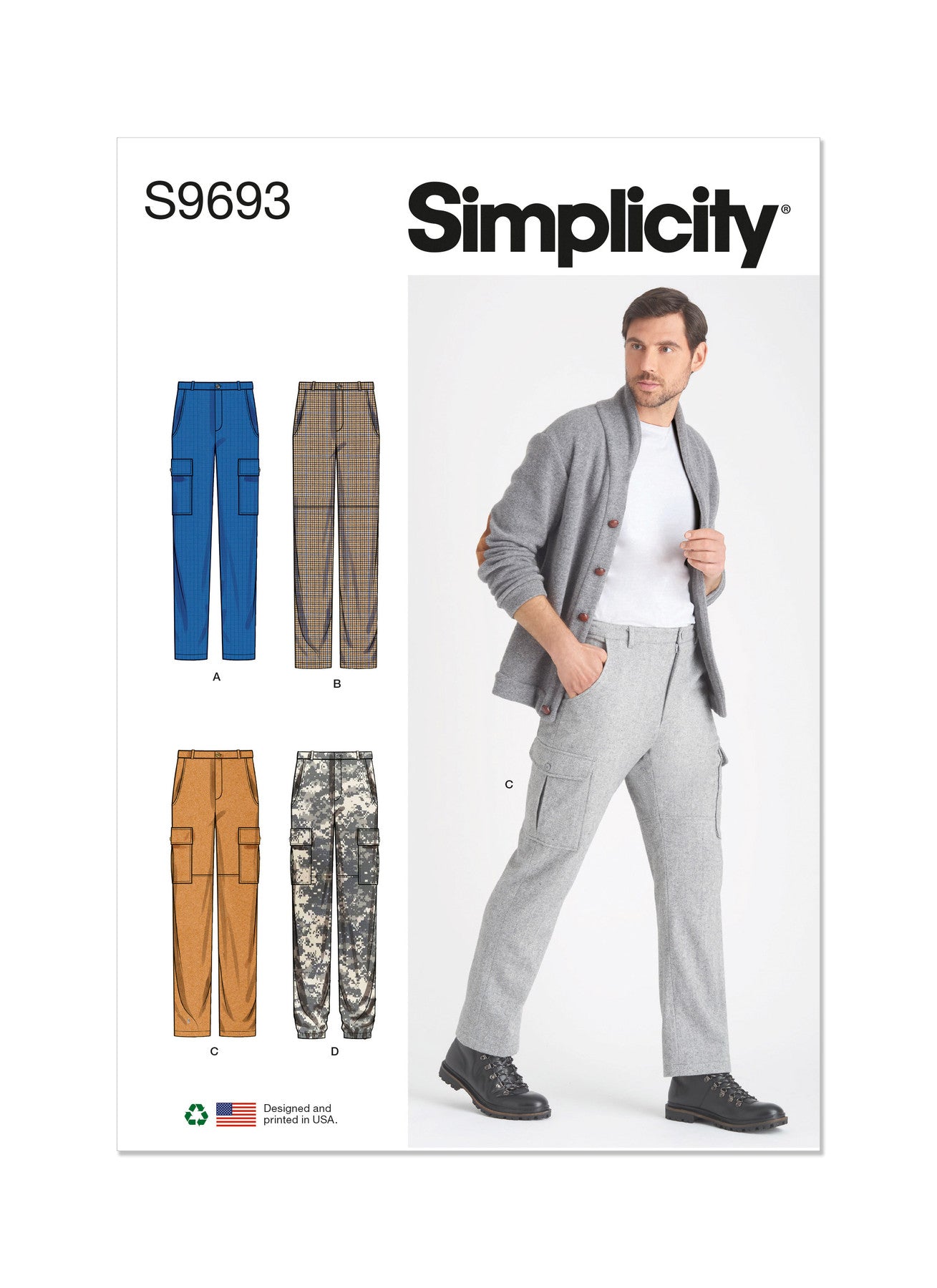 Simplicity Pattern S9693 Men/Boy Skirt/Pants