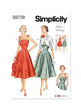 Simplicity Pattern S9738 Misses' Dress