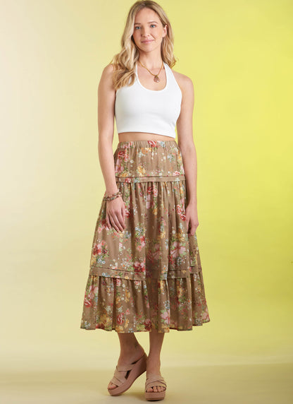 Simplicity Pattern S9750 Misses' Skirt Pants